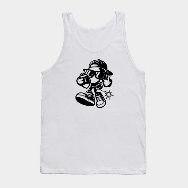 Football Boomer Tank Top by Mister Graffiti